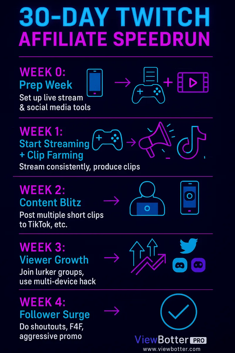 The 30-Day Affiliate Speedrun (Step-by-Step)