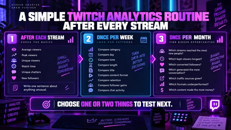 A Simple Twitch Analytics Routine After Every Stream