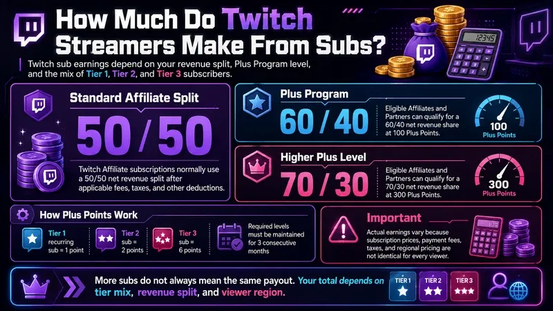 How Much Do Twitch Streamers Make From Subs?