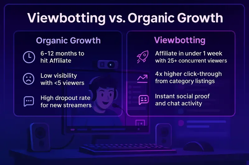 Viewbotting vs. Organic Growth