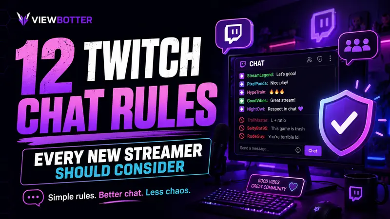 12 Twitch Chat Rules Every New Streamer Should Consider