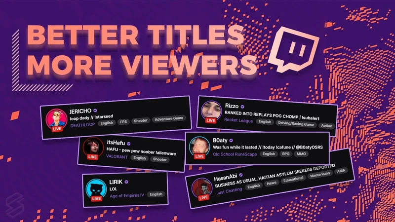 Optimize Stream Titles & VOD Thumbnails to Gain More Twitch Followers