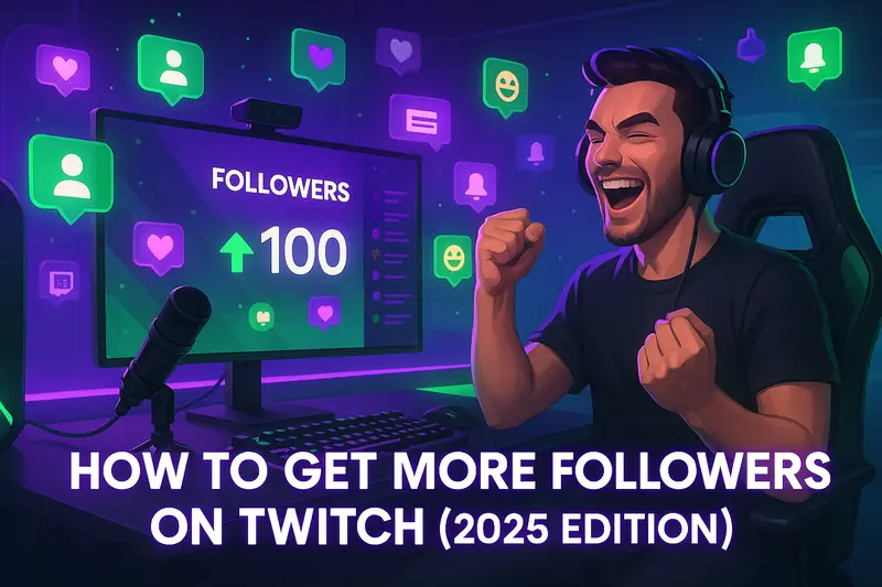 How to Get More Followers on Twitch (2025 Edition)