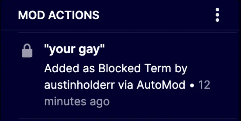 Moderation Stack (People \+ Automod)