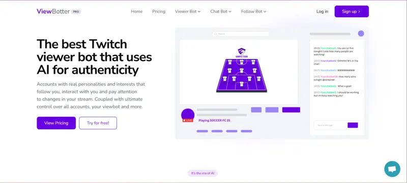 Features of ViewBotter