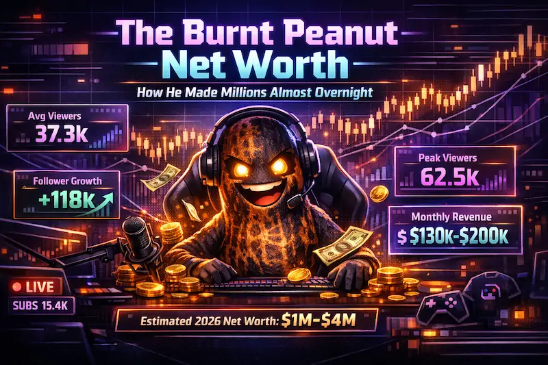 The Burnt Peanut Net Worth in 2026