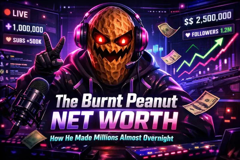 The Burnt Peanut Net Worth (2026): How He Made Millions Almost Overnight